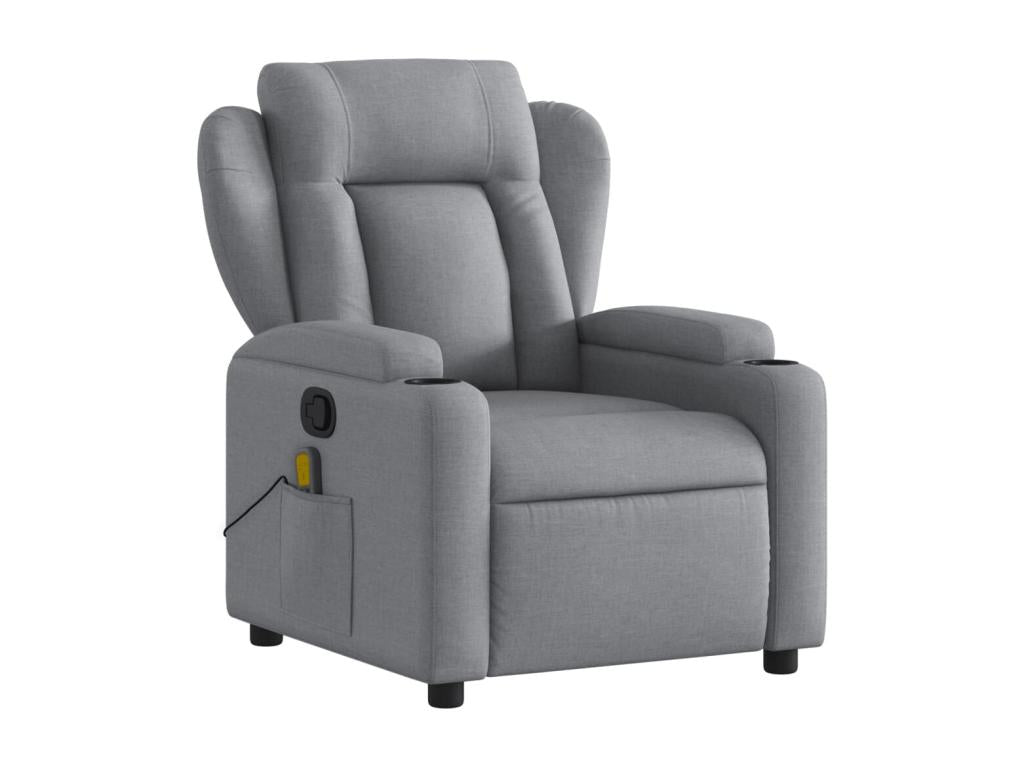 Armchair - Tilting - Polyester - Gray