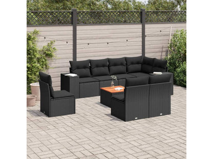 Outdoor Patio Set - Résine - Black