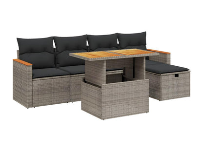 Outdoor Patio Set - Résine - Gray