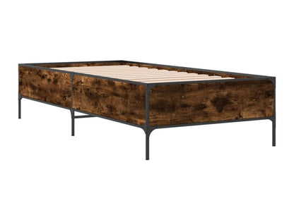 Bed Frame - Engineered Wood, Wood - Brown - 90x190 cm