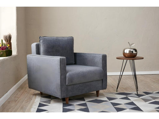 Armchair - Microfibre - Gray