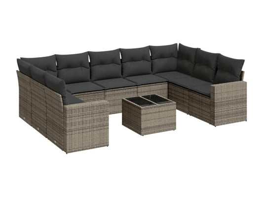 Outdoor Patio Set - Résine - Gray