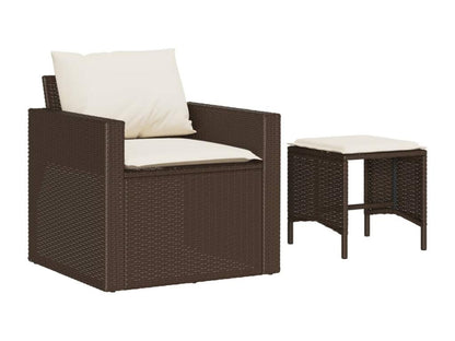 Outdoor Patio Set - Rattan - Beige