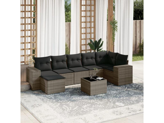 Outdoor Patio Set - Résine - Gray