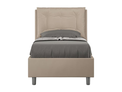 Box Spring - Engineered Wood, Wood - Taupe - 80x200 cm