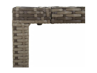 Outdoor Dining Set - Wood - Gray