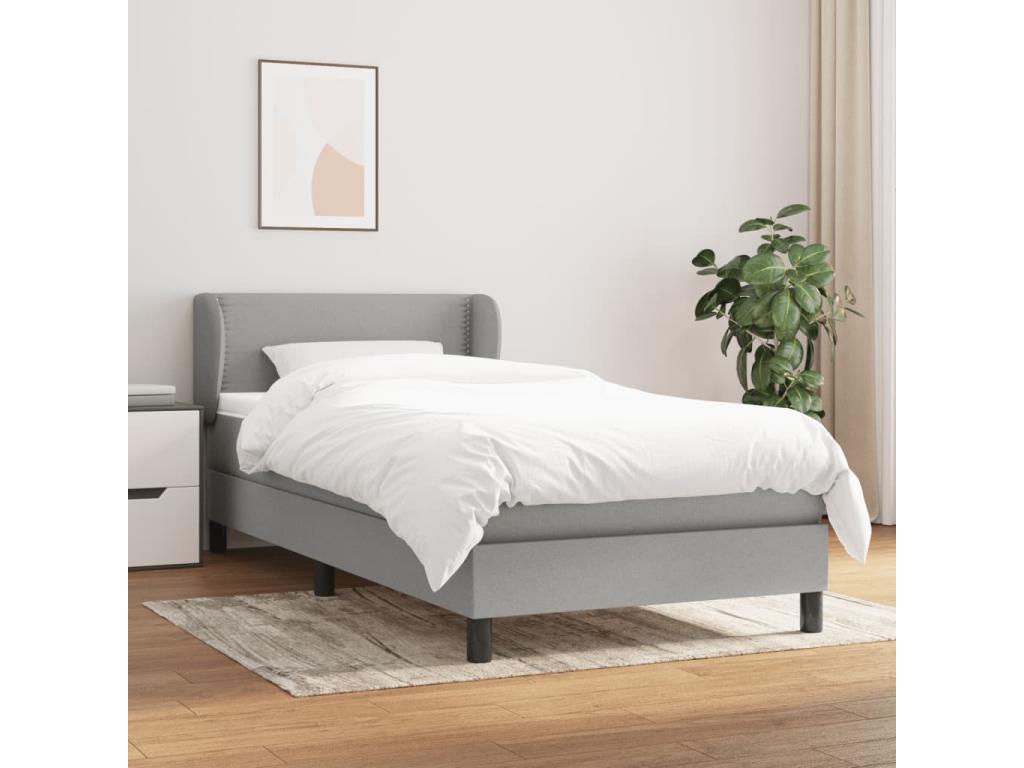 Mattress - Polyester - Gray - 100x200 cm