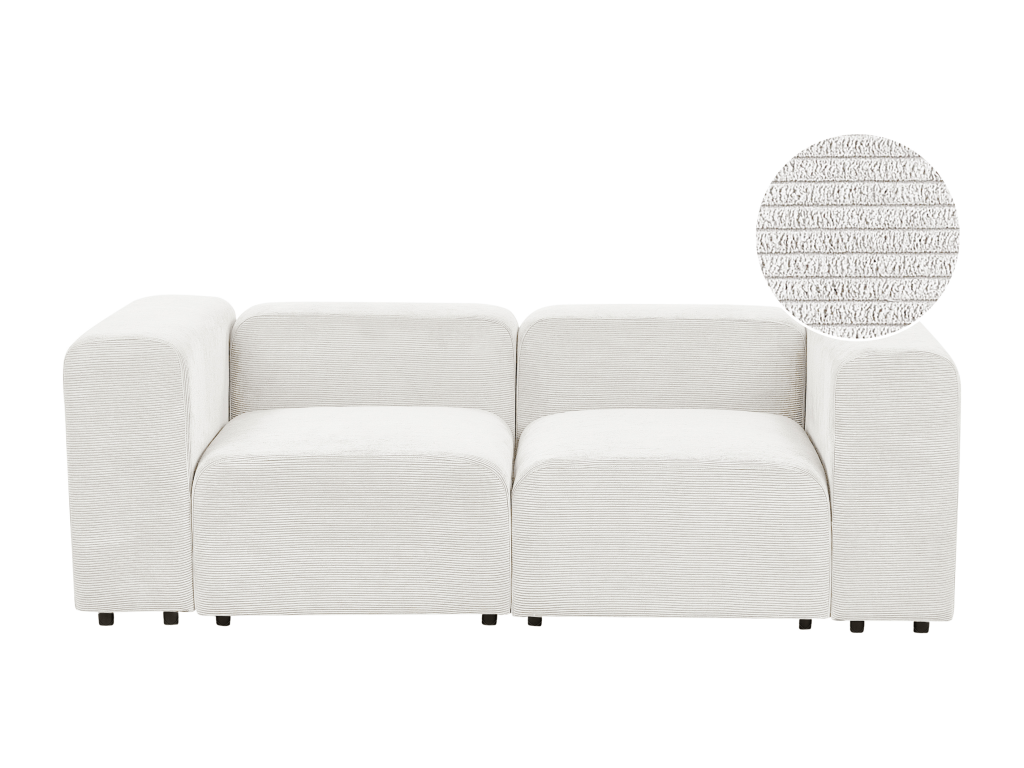 Sofa - Velvet - White