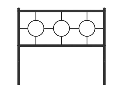 Headboard - Steel - Black - 90x190 cm