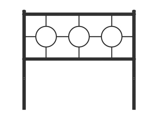 Headboard - Steel - Black - 90x190 cm