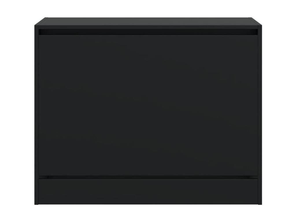 Wardrobe - Wood - Black