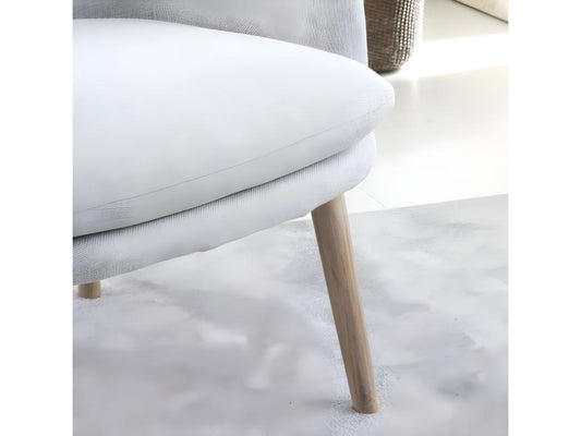 Armchair - Velvet - Gray - 60x79