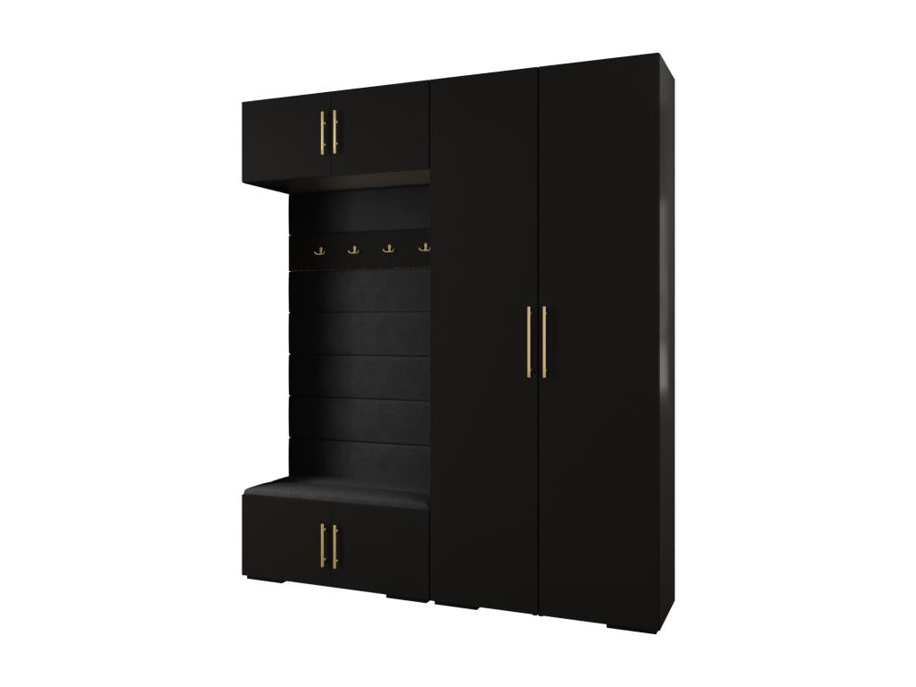 Home Furniture - Panneau De Particule - Gold / Black