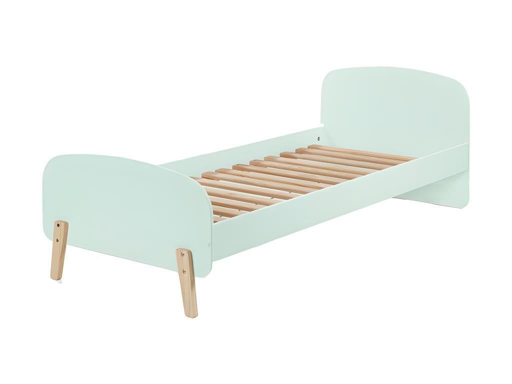 Bed - Mdf - Green - 90x200 cm