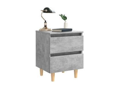 Nightstand Set - Engineered Wood, Wood - Gray - 35x50