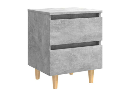 Nightstand Set - Engineered Wood, Wood - Gray - 35x50