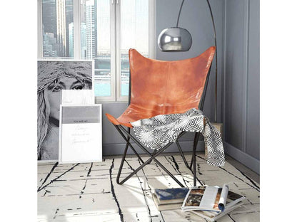 Chair - Leather - Brown