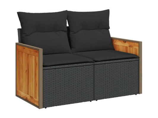 Outdoor Patio Set - Résine - Black