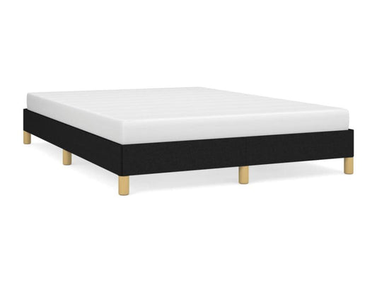 Bed Frame - Polyester - Black - 160x200 cm