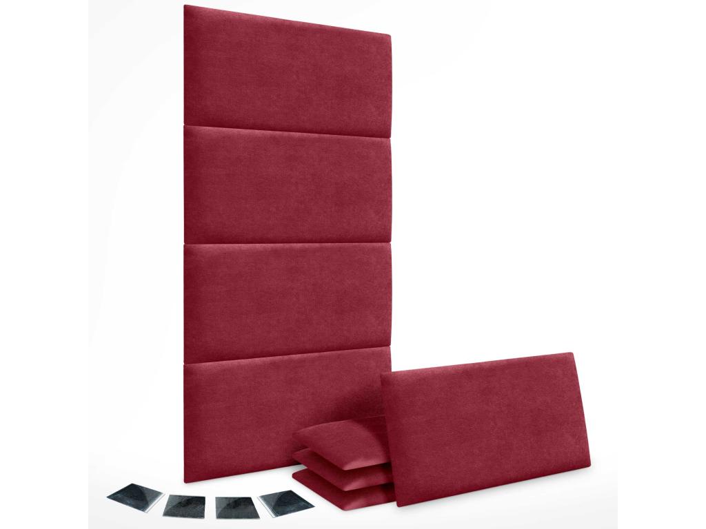 Home Furniture - Microfibre - Red - 60x40 cm