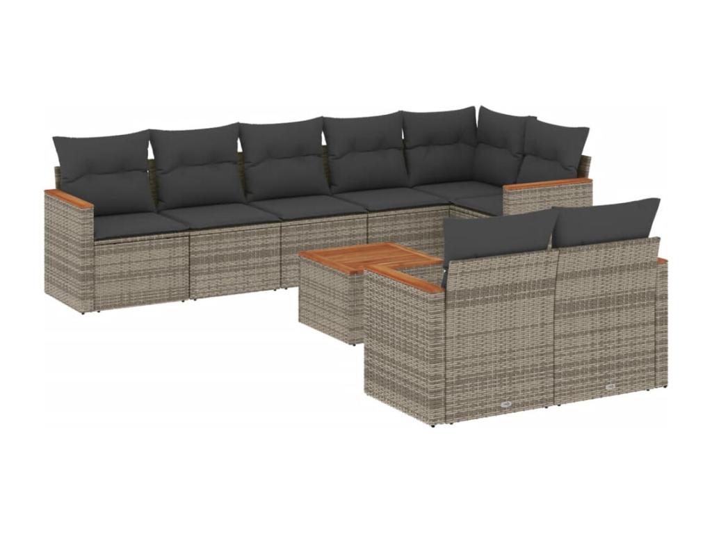 Outdoor Patio Set - Résine - Black