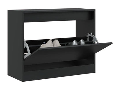 Wardrobe - Wood - Black