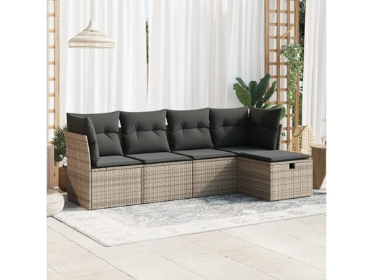 Outdoor Patio Set - Résine - Beige