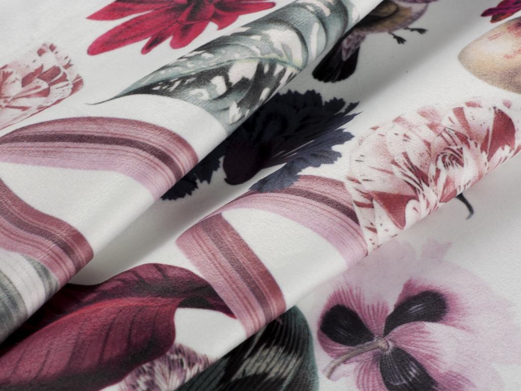 Headboard - Velvet - Multicolor - 140x120 cm