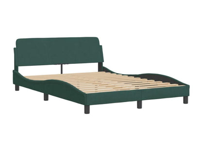 Bed Frame - Velvet - Green - 120x200 cm