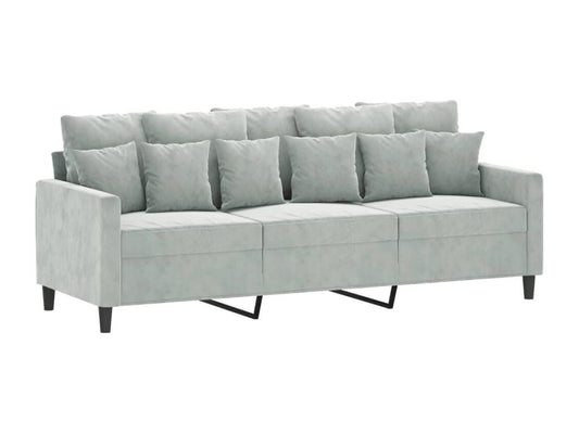 Sofa - Velvet - Gray