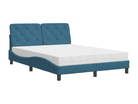 Mattress - Velvet - Blue - 140x200 cm