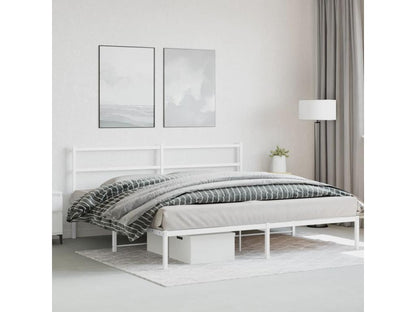 Bed Frame - Steel - White - 180x200 cm