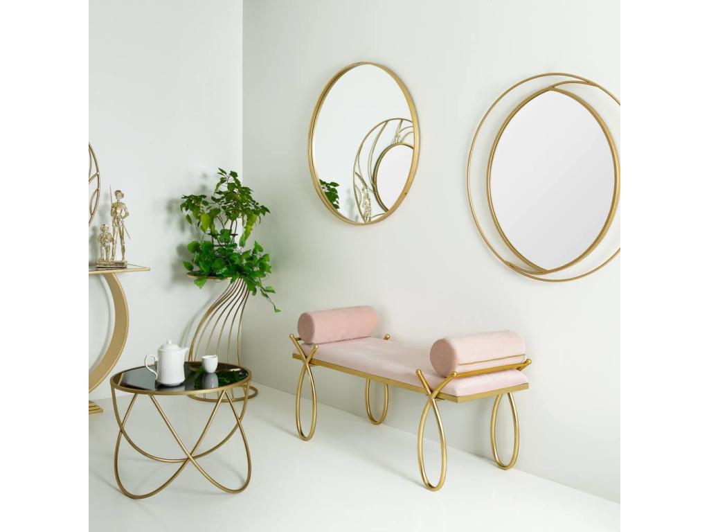 Bench - Velvet - Rose - 49x53