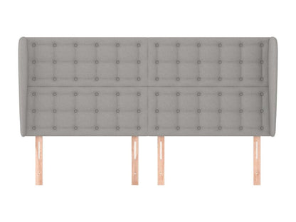 Headboard - Polyester - Gray - 160x200 cm