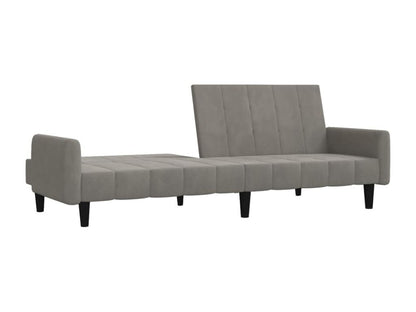 Sofa - Velvet - Gray