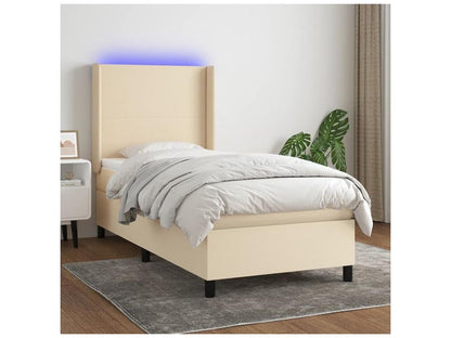 Mattress - Polyester - White - 90x190 cm