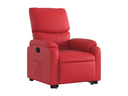 Armchair - Tilting - Fourrure Synthétique - Red