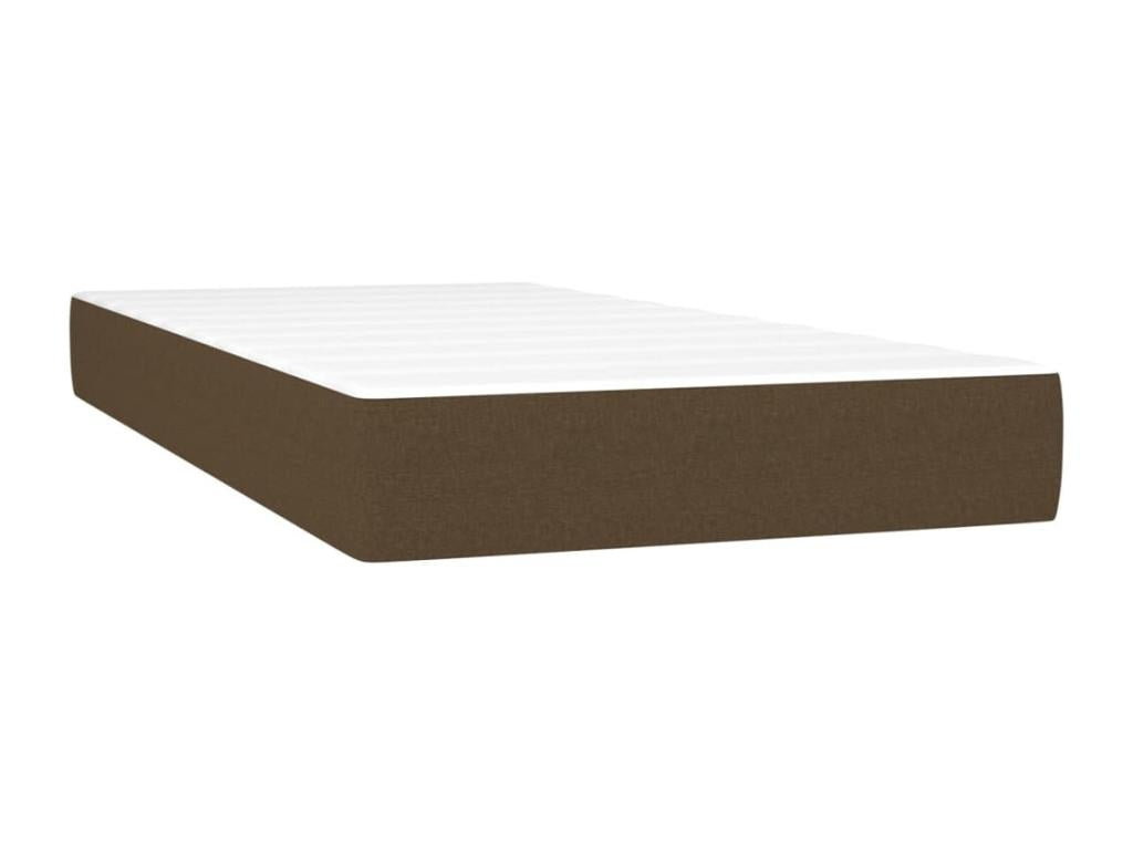 Mattress - Polyester - Brown - 90x190 cm