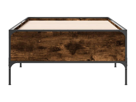 Bed Frame - Engineered Wood, Wood - Brown - 90x190 cm
