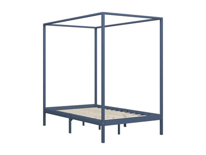 Bed Frame - Wood - Gray - 120x200 cm