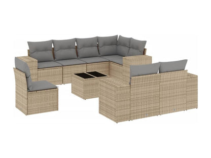 Outdoor Patio Set - Résine - Beige