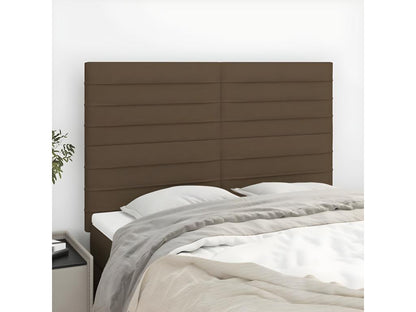 Bed - Polyester - Brown - 140x190 cm