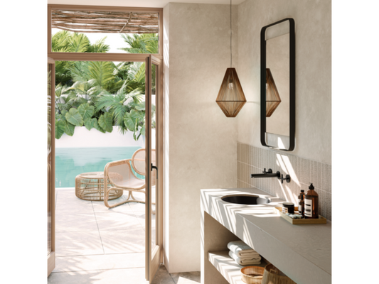 Home Furniture - Round - Ceramic - Black