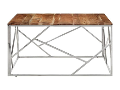 Coffee Table - Stainless Steel, Steel - Silver