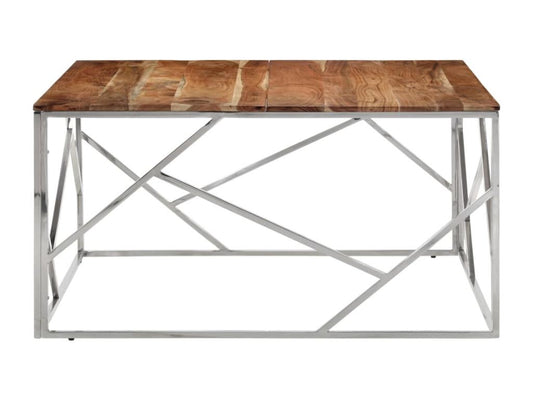 Coffee Table - Stainless Steel, Steel - Silver
