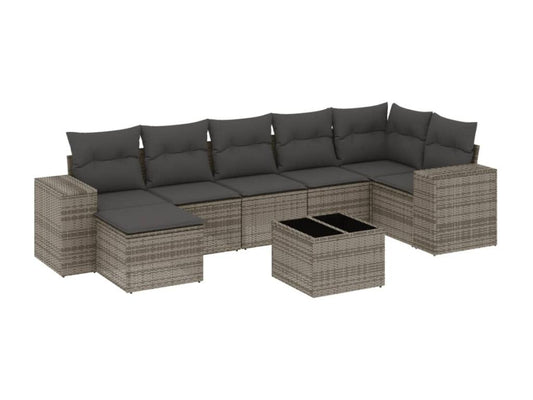 Outdoor Patio Set - Résine - Gray