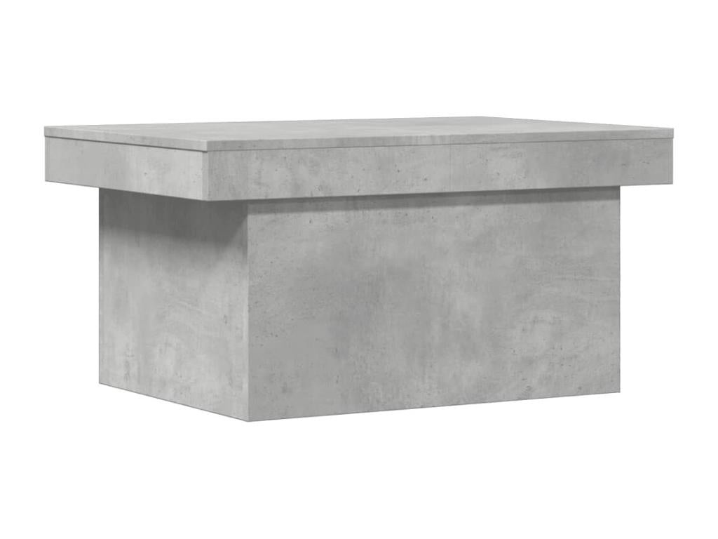 Coffee Table - Wood - Gray - 55x40 cm