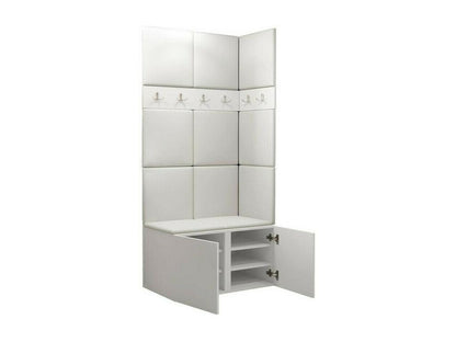 Home Furniture - Engineered Wood, Wood - White - 84x46 cm