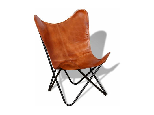 Chair - Leather - Brown