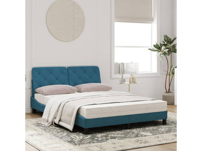 Mattress - Velvet - Blue - 140x200 cm
